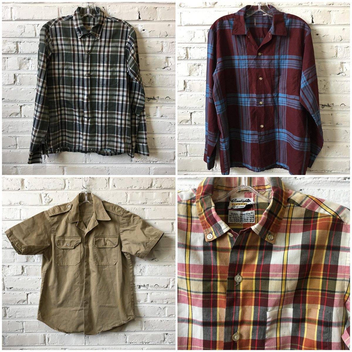 1940s1960s Mens Shirts AVAILABLE IN THE WAREHOUSE ONLY Bulk Vintage